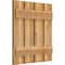Ekena Millwork Spaced Board-n-Batten Shutters, Rough Sawn Western Red Cedar, 23W x 25H, PR RBS06S23X025RWR - alternate 4
